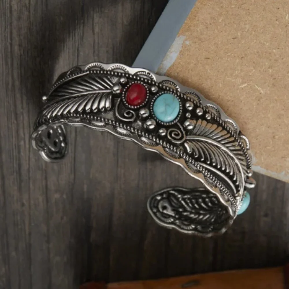 Brand New Takahashi Goro's Handmade Silver Feather Cuff Bracelet Bangle